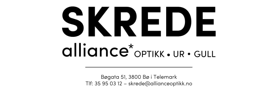 Skrede alliance OPTIKK – UR – GULL logo