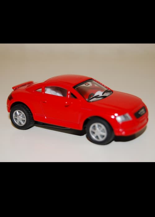 Audi bil i metall