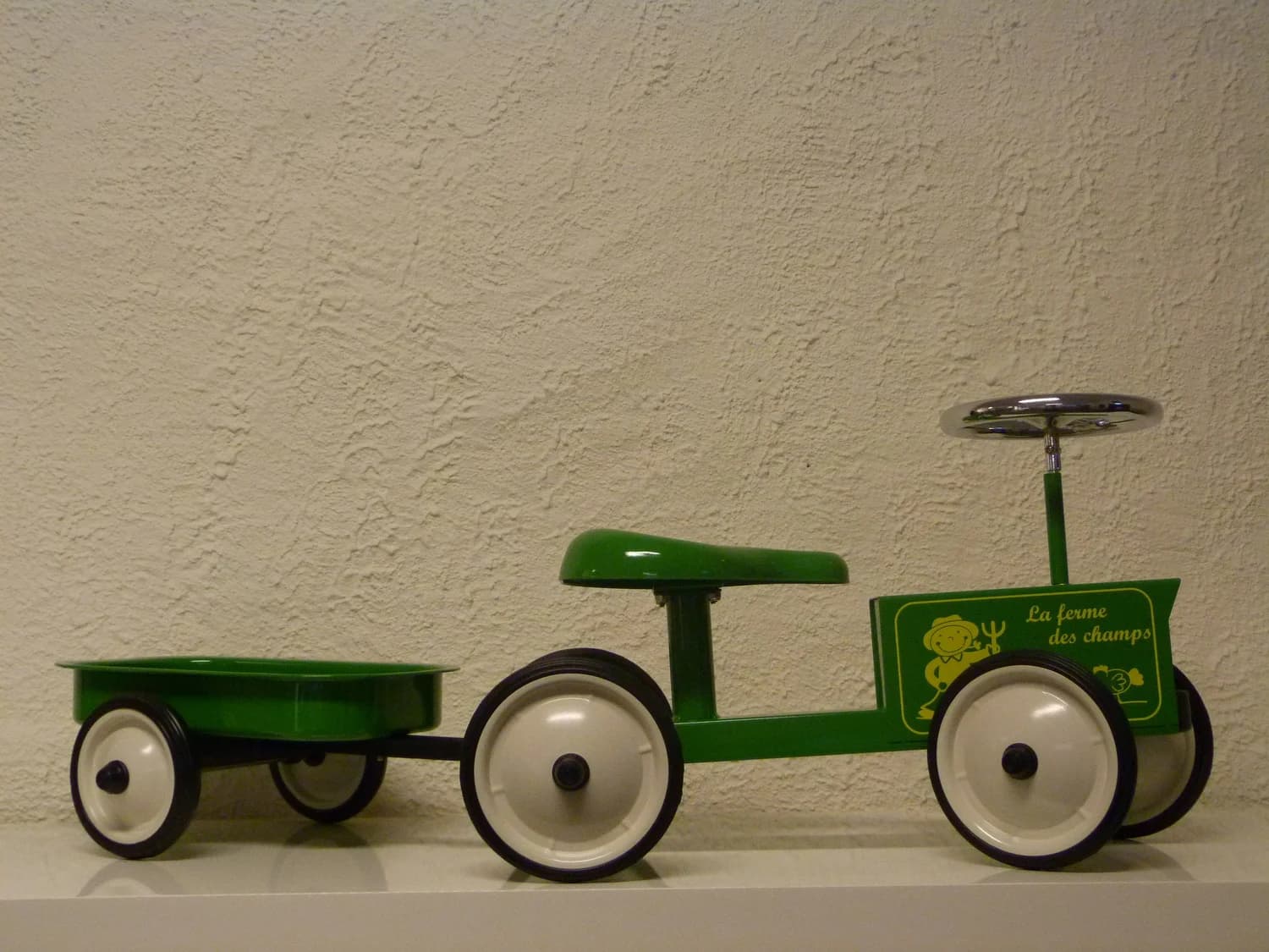 Grønn traktor