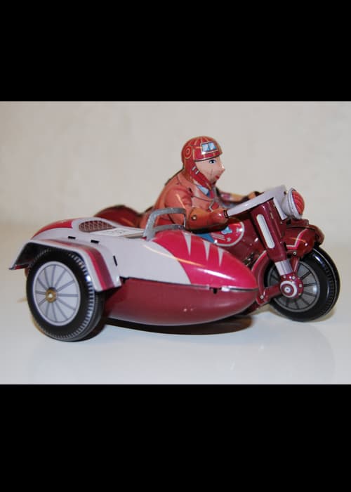 Mann på motorsykkel